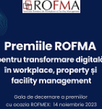 Premiile ROFMA pentru transformare digitală în workplace, property și facility management